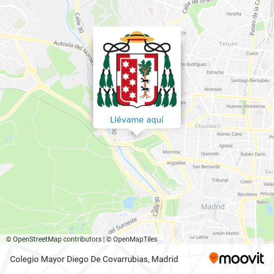 Mapa Colegio Mayor Diego De Covarrubias