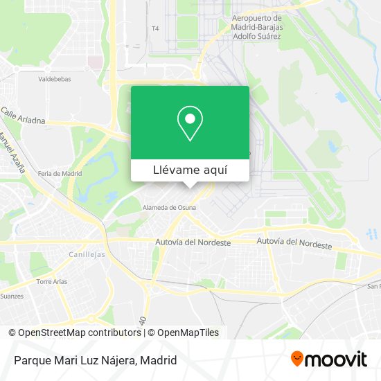 Mapa Parque Mari Luz Nájera