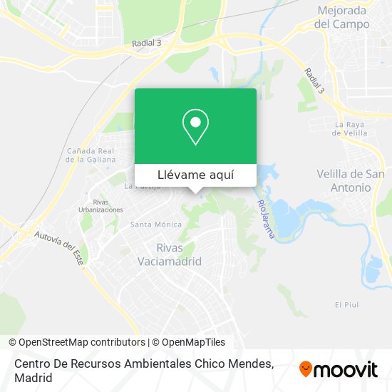Mapa Centro De Recursos Ambientales Chico Mendes