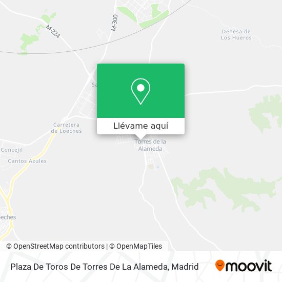 Mapa Plaza De Toros De Torres De La Alameda