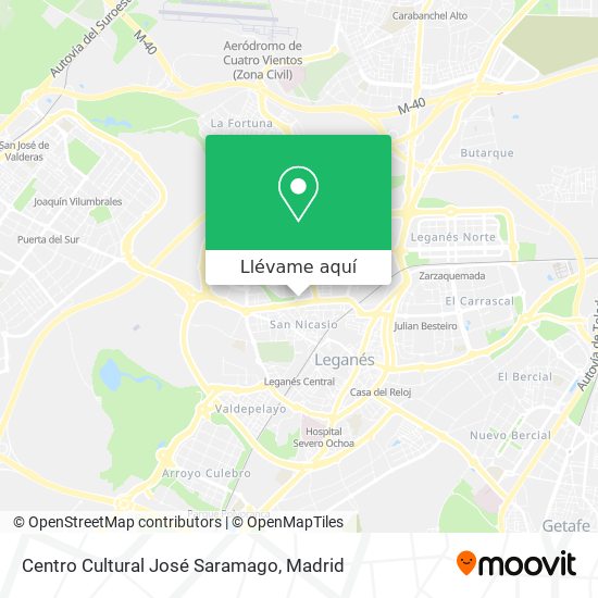 Mapa Centro Cultural José Saramago