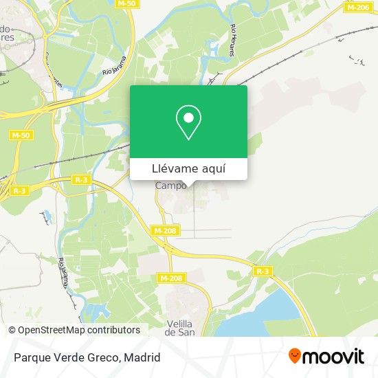 Mapa Parque Verde Greco