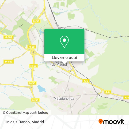 Mapa Unicaja Banco