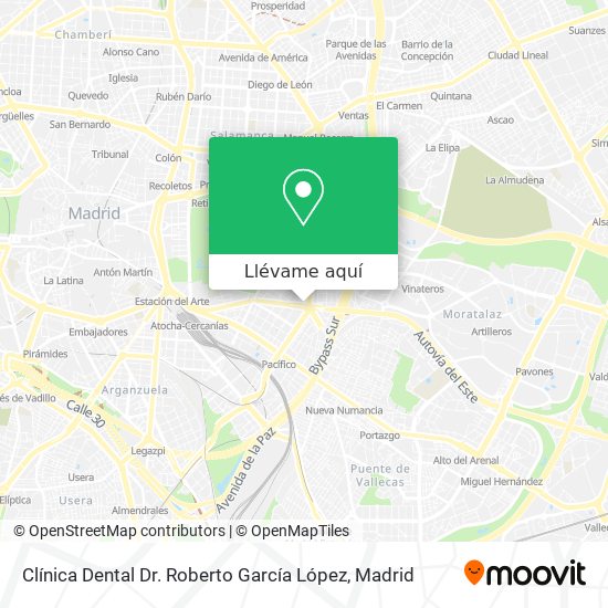 Mapa Clínica Dental Dr. Roberto García López