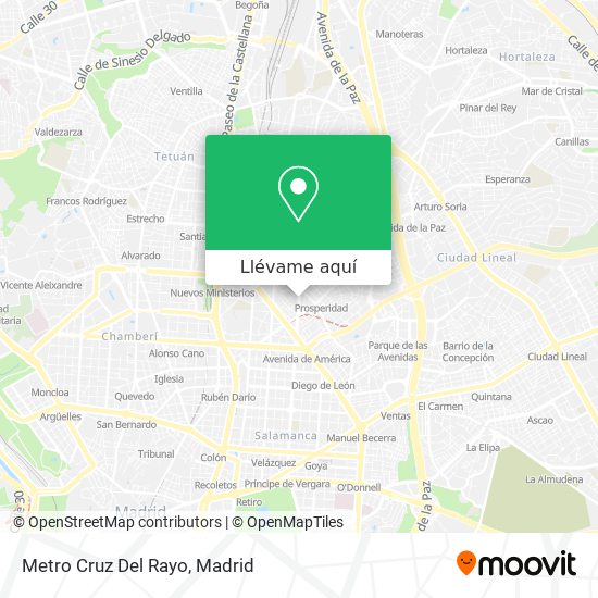 Mapa Metro Cruz Del Rayo