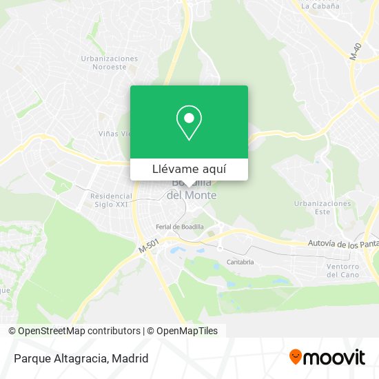 Mapa Parque Altagracia