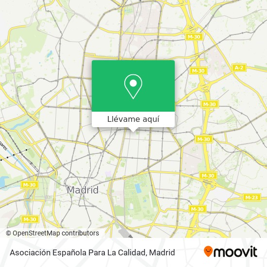 Mapa Asociación Española Para La Calidad