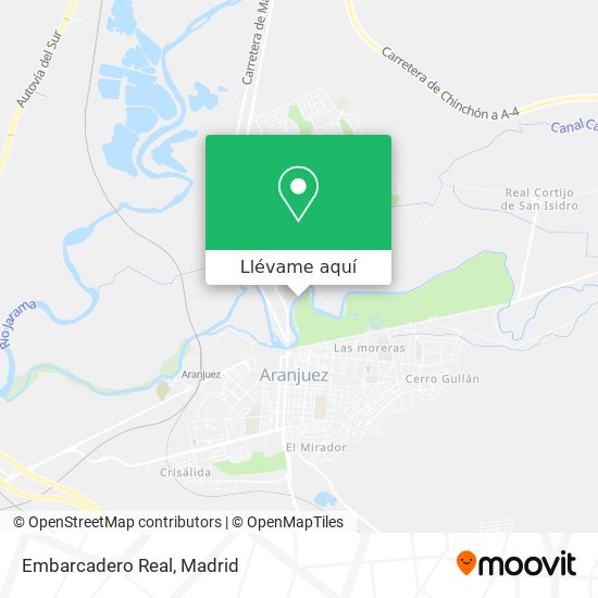 Mapa Embarcadero Real