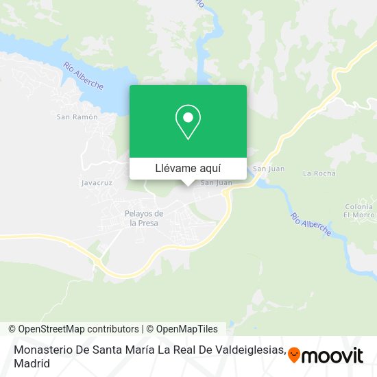 Mapa Monasterio De Santa María La Real De Valdeiglesias