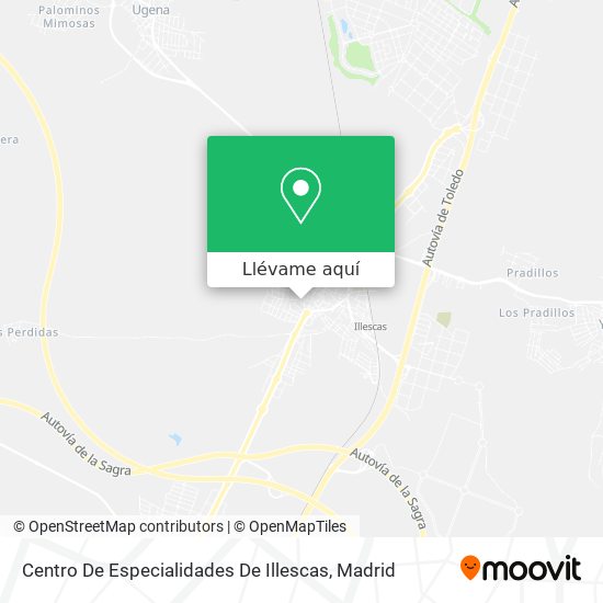Mapa Centro De Especialidades De Illescas