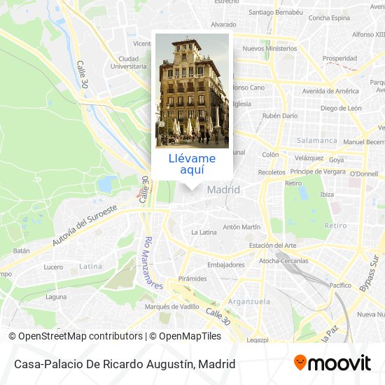 Mapa Casa-Palacio De Ricardo Augustín