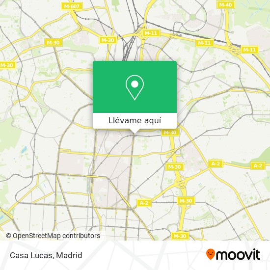 Mapa Casa Lucas