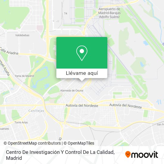 Mapa Centro De Investigación Y Control De La Calidad