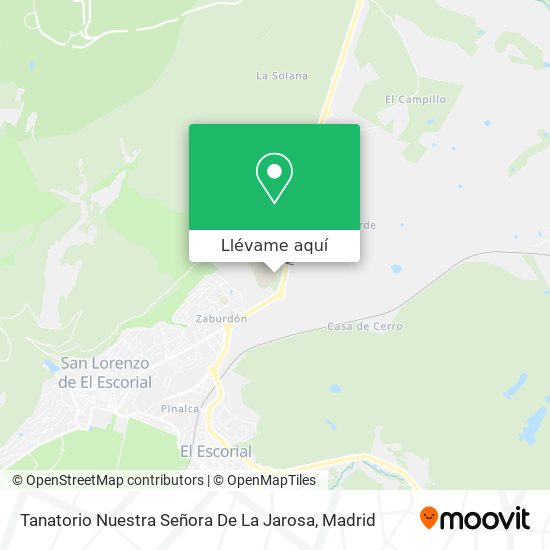 Mapa Tanatorio Nuestra Señora De La Jarosa