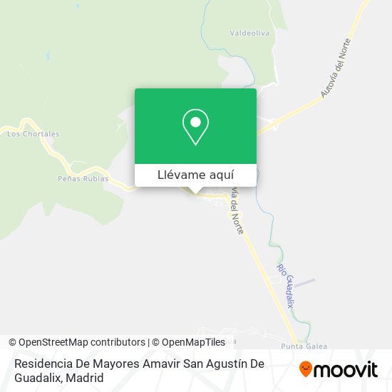 Mapa Residencia De Mayores Amavir San Agustín De Guadalix