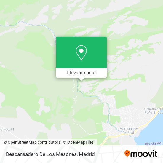 Mapa Descansadero De Los Mesones