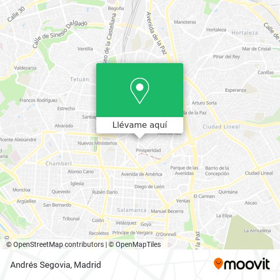 Mapa Andrés Segovia