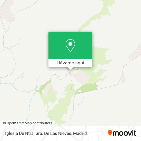 Mapa Iglesia De Ntra. Sra. De Las Nieves