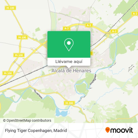 Mapa Flying Tiger Copenhagen