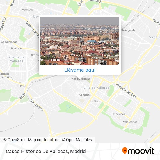 Mapa Casco Histórico De Vallecas