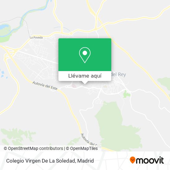 Mapa Colegio Virgen De La Soledad