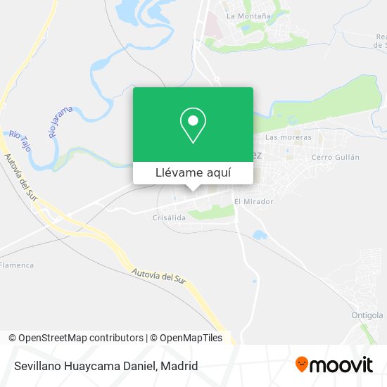 Mapa Sevillano Huaycama Daniel
