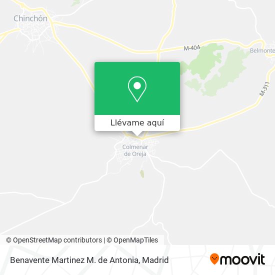 Mapa Benavente Martinez M. de Antonia