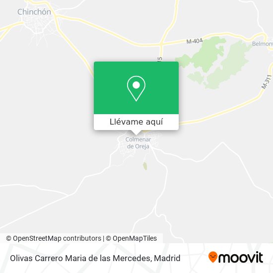 Mapa Olivas Carrero Maria de las Mercedes