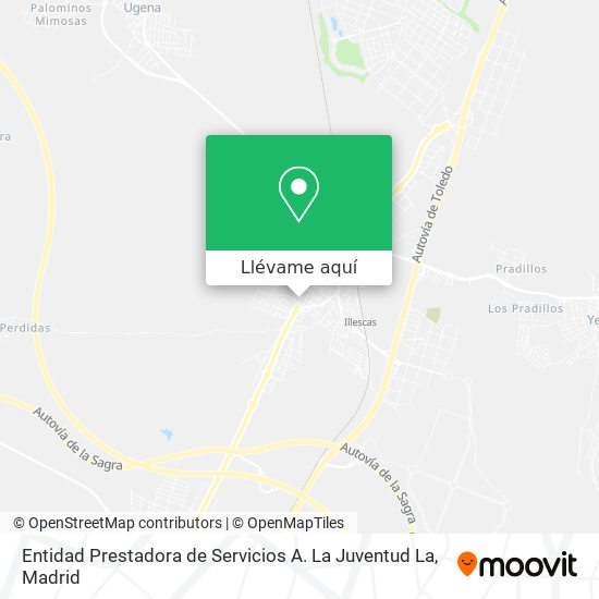 Mapa Entidad Prestadora de Servicios A. La Juventud La