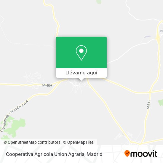 Mapa Cooperativa Agricola Union Agraria