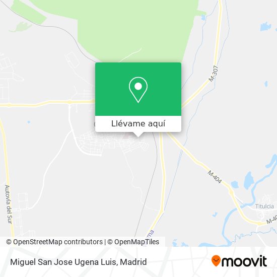 Mapa Miguel San Jose Ugena Luis