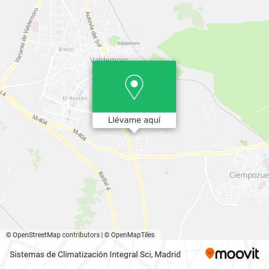 Mapa Sistemas de Climatización Integral Sci