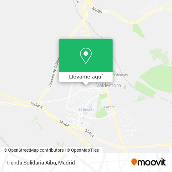 Mapa Tienda Solidaria Aiba