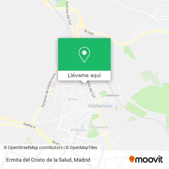 Mapa Ermita del Cristo de la Salud