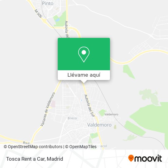 Mapa Tosca Rent a Car