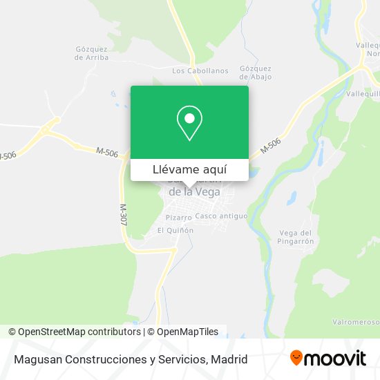 Mapa Magusan Construcciones y Servicios