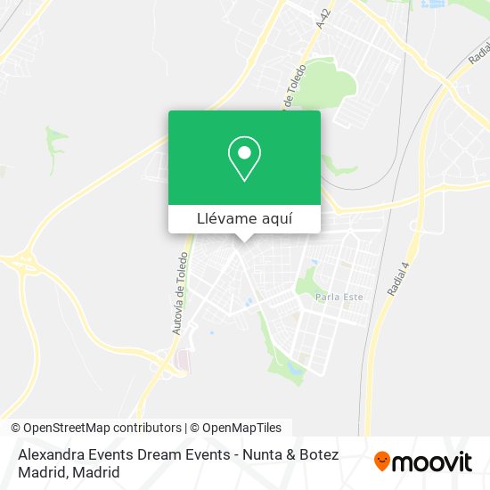 Mapa Alexandra Events Dream Events - Nunta & Botez Madrid