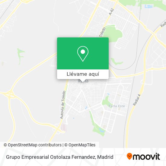 Mapa Grupo Empresarial Ostolaza Fernandez