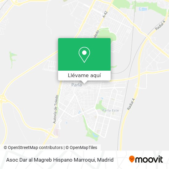 Mapa Asoc Dar al Magreb Hispano Marroqui