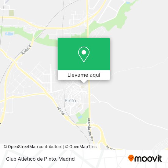 Mapa Club Atletico de Pinto