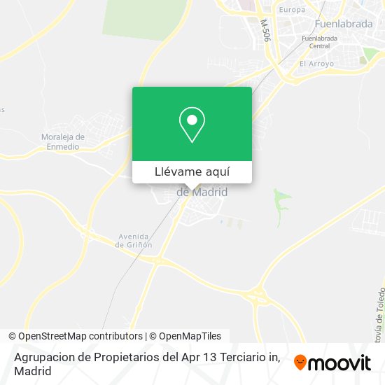 Mapa Agrupacion de Propietarios del Apr 13 Terciario in