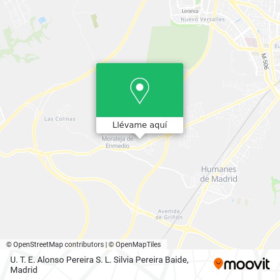 Mapa U. T. E. Alonso Pereira S. L. Silvia Pereira Baide