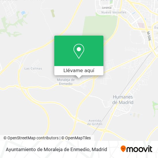 Mapa Ayuntamiento de Moraleja de Enmedio