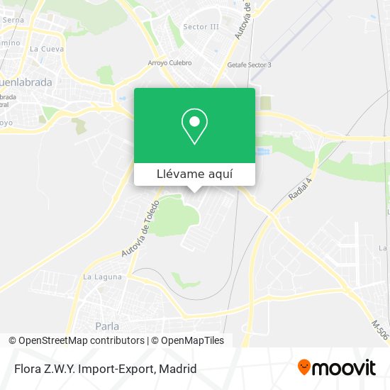 Mapa Flora Z.W.Y. Import-Export