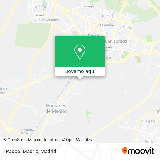 Mapa Padbol Madrid