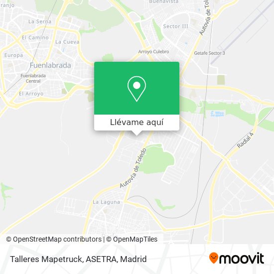 Mapa Talleres Mapetruck, ASETRA