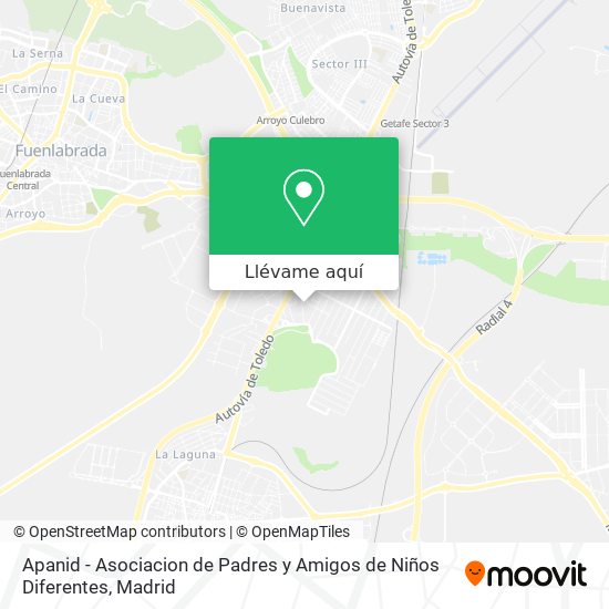 Mapa Apanid - Asociacion de Padres y Amigos de Niños Diferentes