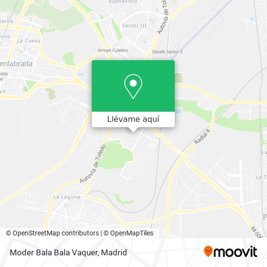 Mapa Moder Bala Bala Vaquer