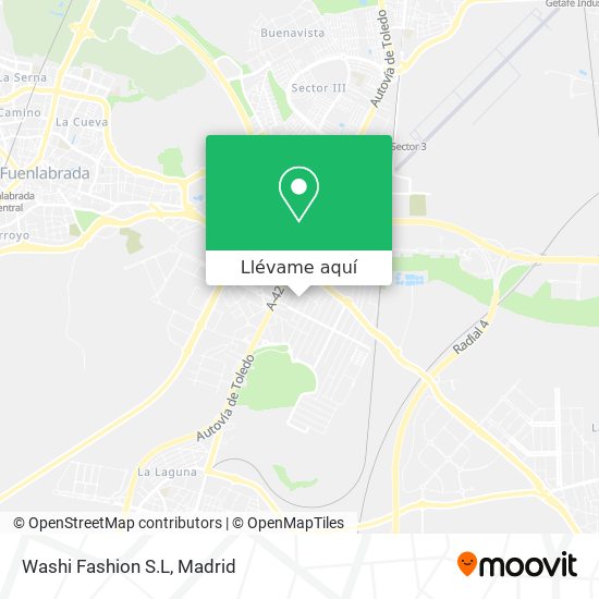 Mapa Washi Fashion S.L