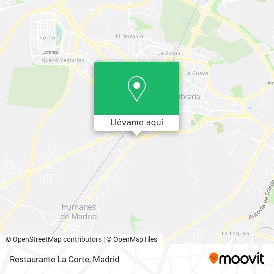 Mapa Restaurante La Corte